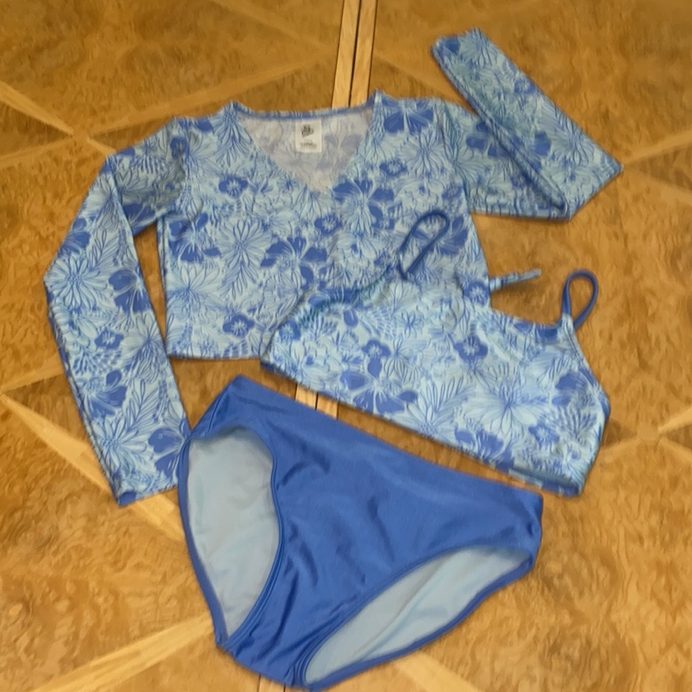 NWOT!! Art Class Gurls Swim 3 Piece Set size 10-12